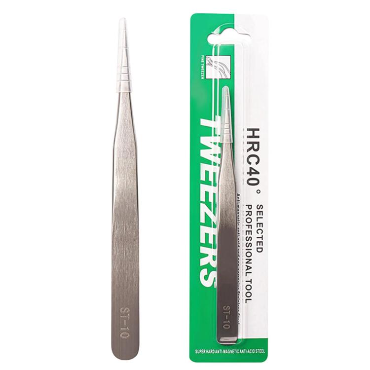 

ST-10 Stainless Steel Anti-Static Tweezers For Phone Repair Multi-Purpose Tweezers For Jewelry Picking & Bird Nest Cleaning