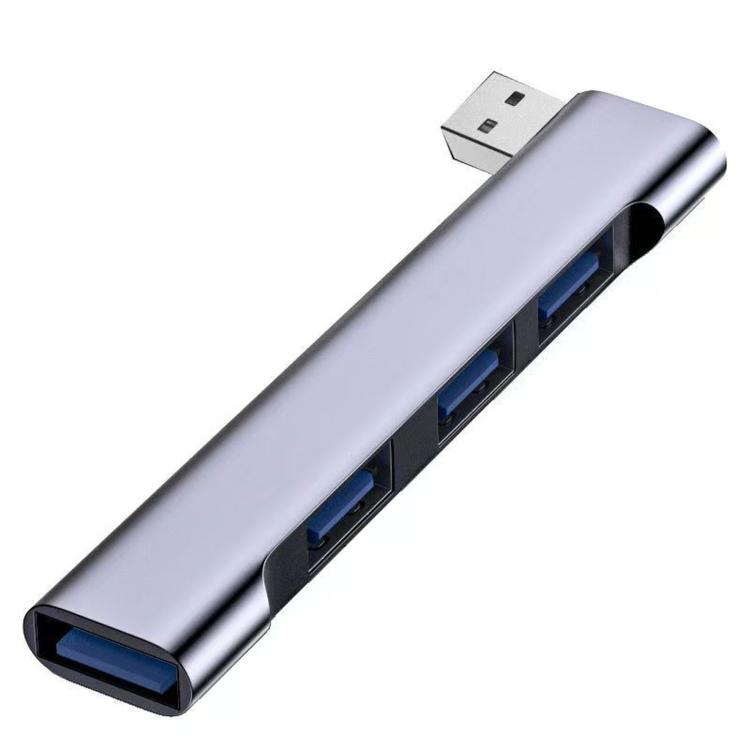USB+USB 2.0 x 3+USB 3.0 Side-Bend 4 In 1 Expander Splitter External HUB