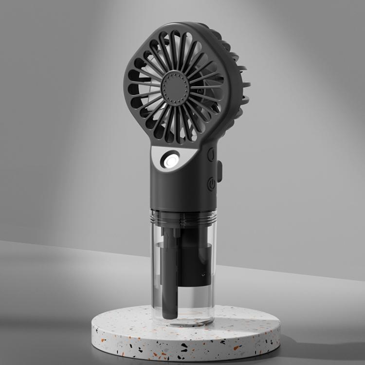 

Handheld Misting Fan Portable Water Spray Fan Type-C Rechargeable Mini Personal Face Mister Fan(F3 Black)