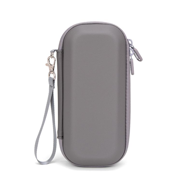 

For Insta360 Luna Ultra Portable Carrying Case Hard EVA Travel Storage Bag with Carabiner(Grey)
