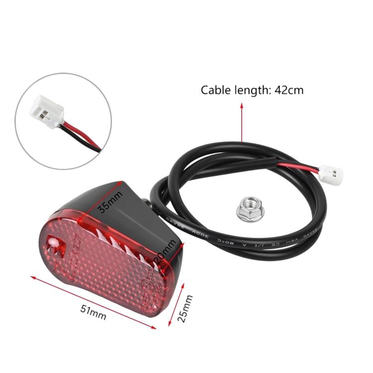 

For Xiaomi 4 Lite Electric Scooter Rear Tail Light