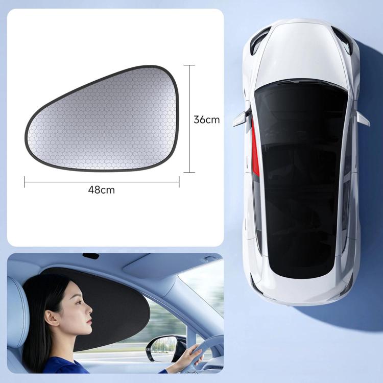 Graphene Car Window Sunshades Electrostatic Adsorption Heat Insulation Car Curtains For UV Protection, Spec: Driver