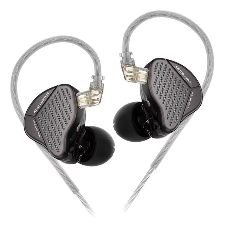 KZ-PR1 Planar Magnetic 1.2m Wired Earphones 13.2mm Planar Driver High-Res Hi-Fi Earbuds, Spec: Standard