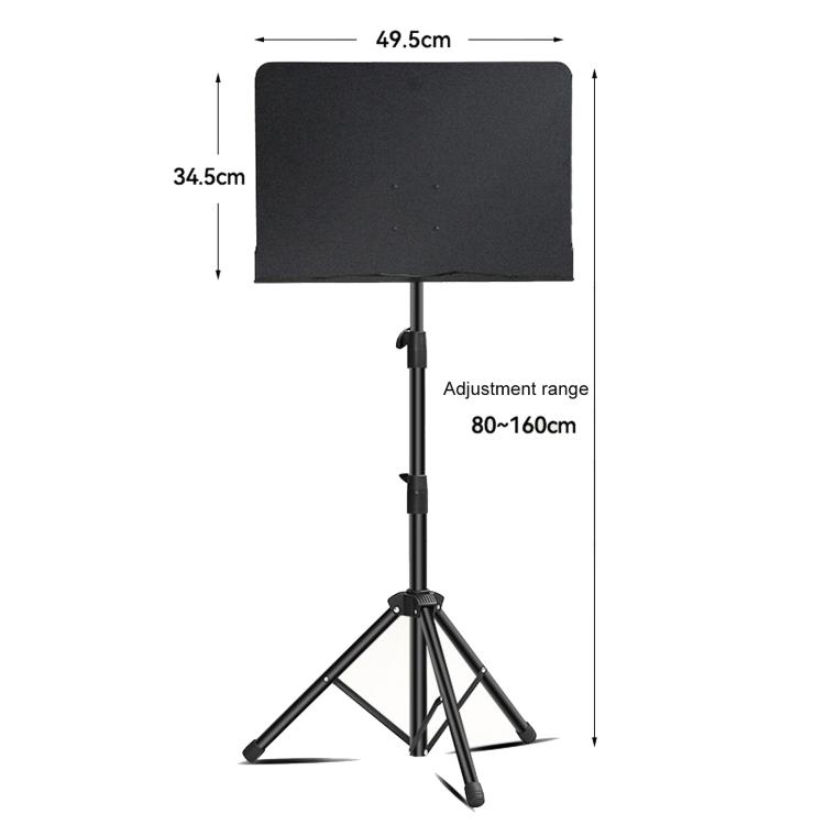 

PERSEUS Portable Folding Music Stand Guitar & Violin Music Stand, Spec: 1.6m Solid Frosted Finish
