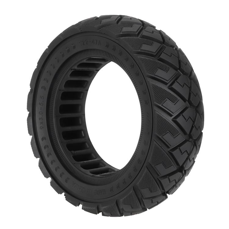 

ULIP 9x3.0-5.5 Electric Scooter Solid Tire For Kukirin G2 Pro Off-Road Diamond Tread Replacement Tire(Black)