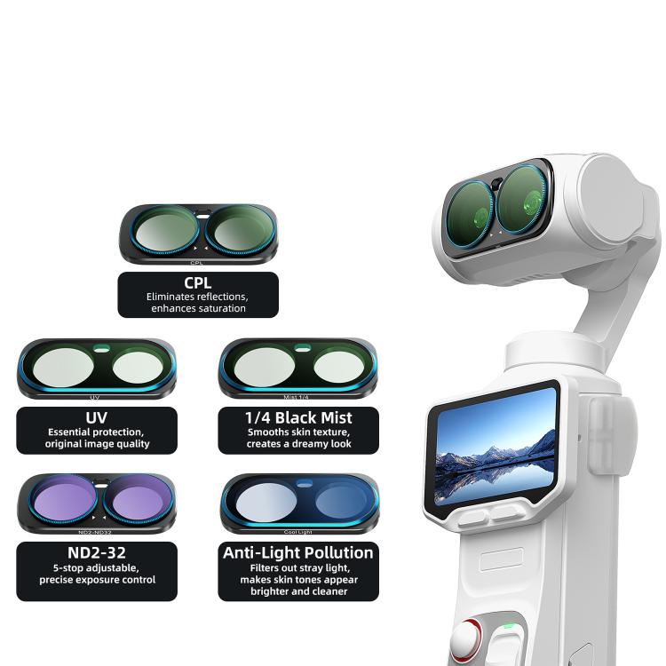 aMagisn Magnetic Filter Set for Insta360 Luna Ultra 4 aMagisn Magnetic Filter Set for Insta360 Luna Ultra
