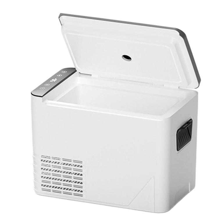 

5.6L Compressor Cooling Car Fridge Large Capacity Silent Vehicle Refrigerator(White)