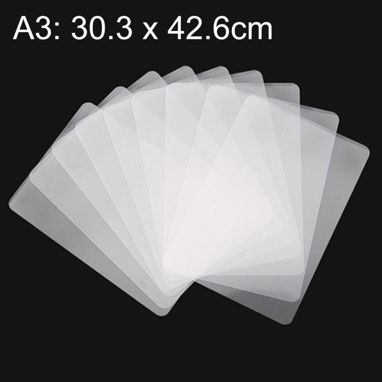 100pcs / Set Laminating Pouches For Documents & Photos Laminator Machine Accessories, Size: A3
