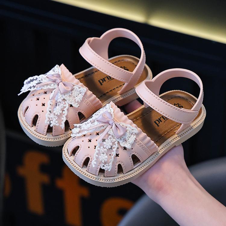 Soft Sole Anti-Slip Kids Sandals Waterproof Toddler Walking Sandals, Size: 21 Inner Length 13.5cm(Pink)