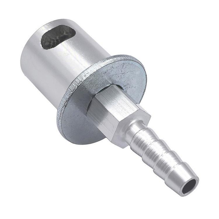 5/16-inch Remote-installed Exhaust Valve For Automotive Fuel Tanks, Color: Silver
