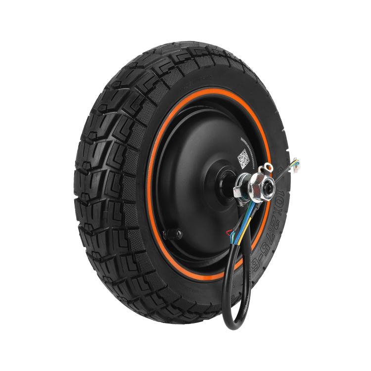 For KuKirin G3 Electric Scooter Rear Hub Motor Assembly with 10x2.75-6.5 Tubeless Tire(Black)