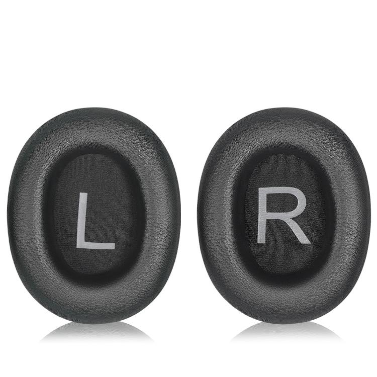 For QCY H4 Headphone 1pair Replacement Ear Pads Soft Foam Ear Cushions Protein Leather Black