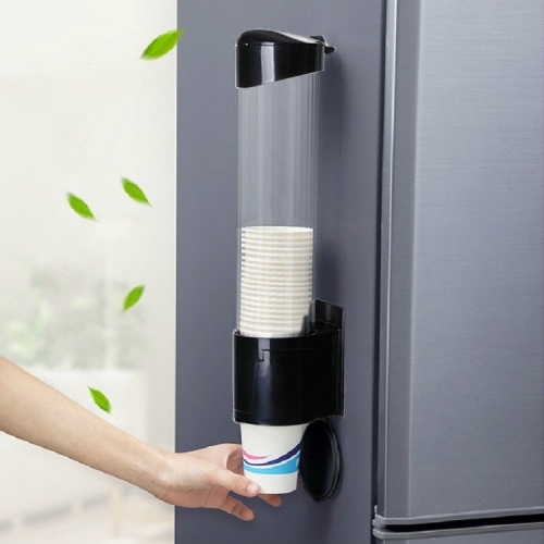Wall Mount Water Dispenser Rack Automatic Paper Cup Holder Convenient Take Out