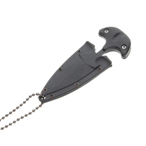 

Outdoor Portable Multi-function Necklace Knife Tool(black)