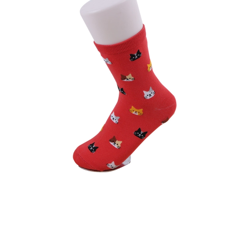 

10 Pairs Animal Cartoon Cat Lovely for Women Cotton Socks(2)