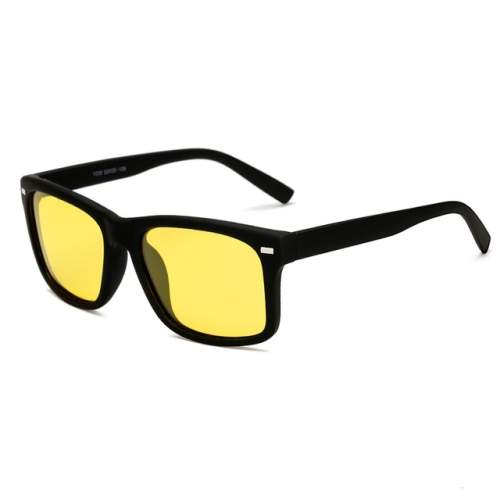 

2 PCS Men Sunglasses Night Vision Anti-glare Driving Sun Glasses Goggles(Matte Black Frame Night Vision Lens)