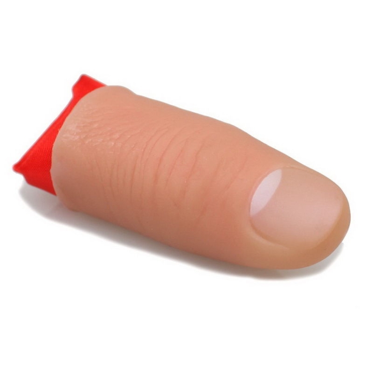 

5 PCS Rubber Finger Thumb Tip Scarf Disapper Stage Show Magic Props