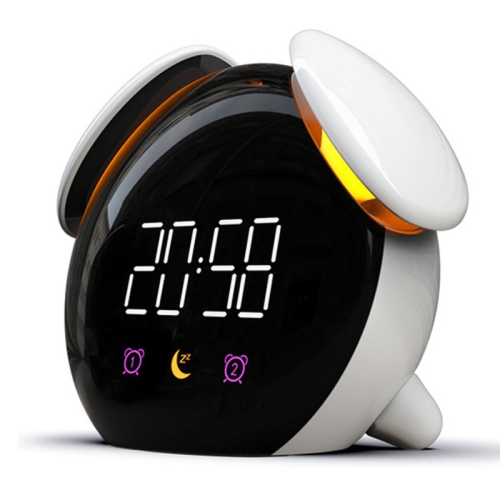 Criativo Cartoon Dog Time Voice Broadcast Relógio despertador  multifuncional por indução inteligente, estilo: despertador (branco)