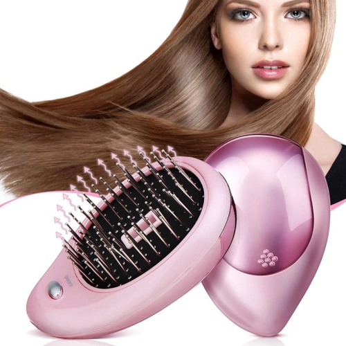 Spazzola elettrica portatile per capelli Spazzola per raddrizzare i capelli  Pettine a ioni negativi Massaggio antistatico