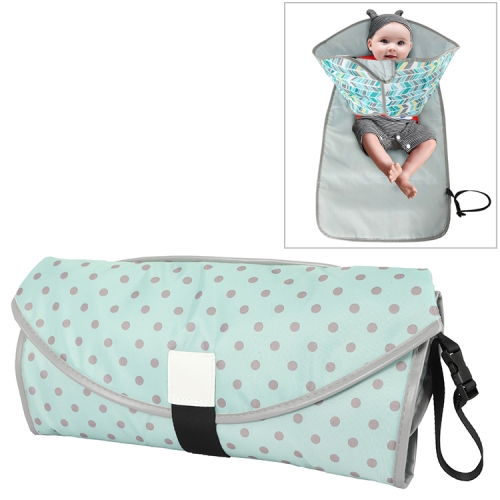 

Baby Changing Diaper Pad Portable Folding Waterproof Nursing Pad, Size:One size(Dark green dots)