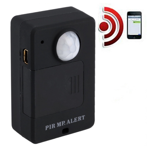 

Mini PIR Alert Sensor Wireless Infrared GSM Alarm Monitor Motion Detector Detection Home Anti-theft System, EU Plug