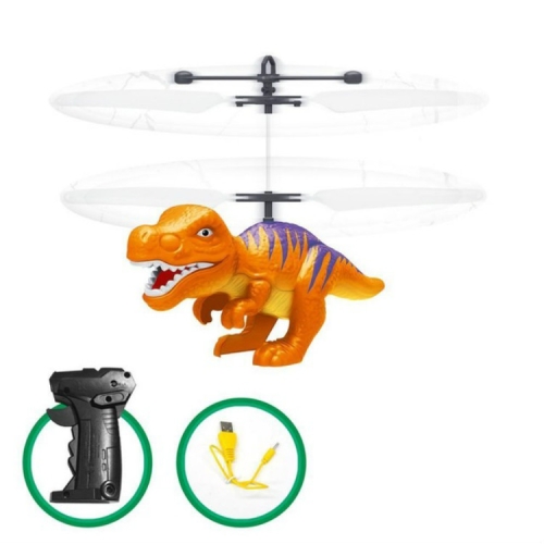 Dinosaur Green Flying Sensor Remote Control Helicopter Aircraft Children Kid Toy 