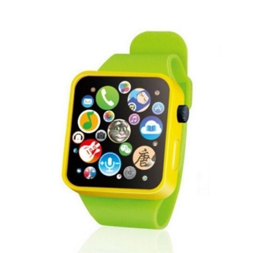 

Kids Early Education Toy Wrist Watch 3D Touch Screen Music Smart Teaching Children Birthday Gifts, Chinese Version(Green)