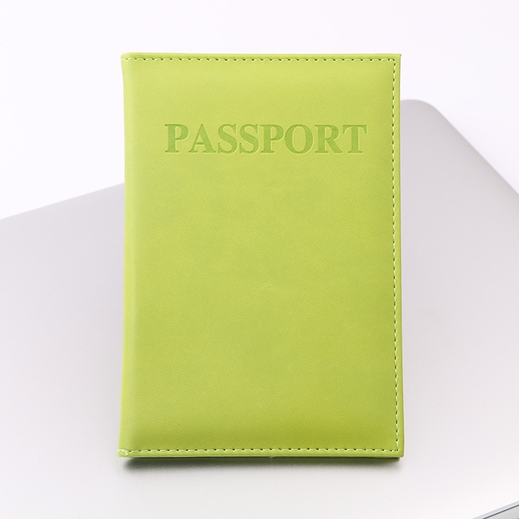 

Artificial Leather Travel Passport Cover(light green)