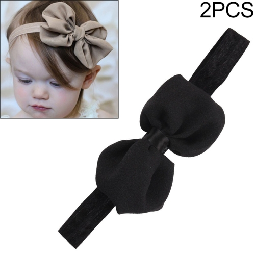 Wide headband with bow