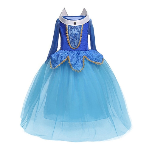 Công chúa Lọ lem váy xanh dương dáng Đứng.