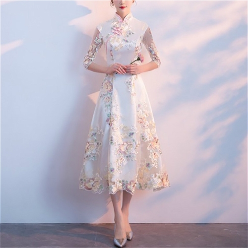 chinese style party dress