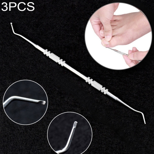 3PCS Ingrown Toe Nail Correction Lifter Clean เครื่องมือติดตั้ง Pedicure การดูแลเล็บเท้า