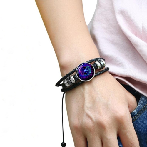 Pisces hot sale leather bracelet