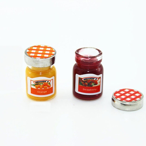 1:12 Dollhouse Miniature X1 Random Fruit Jar For Kitchen Furniture Accessories A 