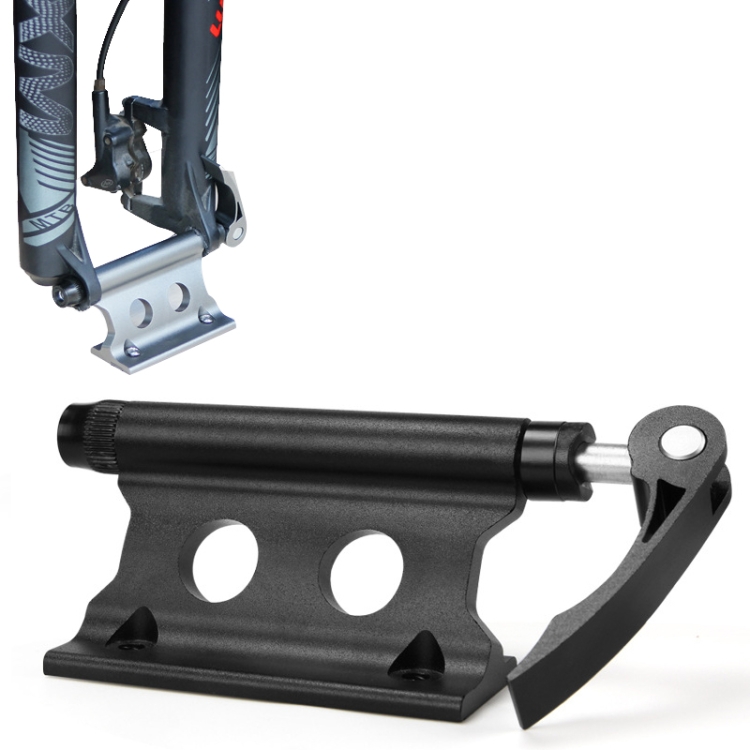 

Bicycle Front Fork Fixed Clip Luggage Rack, Size:One Size(Black)