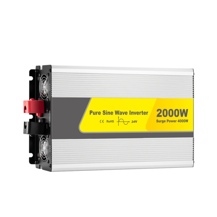 SUVPR DY-LG2000S 2000W DC 24V to AC 220V 50Hz Pure Sine Wave Car Power ...
