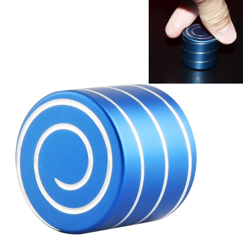 

Dynamic Desktop Toy Stress Reducer Anti-Anxiety Aluminum Alloy Spinning Toy(Blue)
