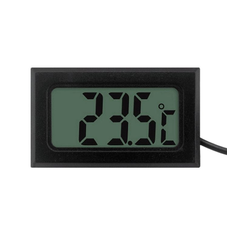 

Mini LCD Indoor Digital Thermometer (Celsius Display) (Black)