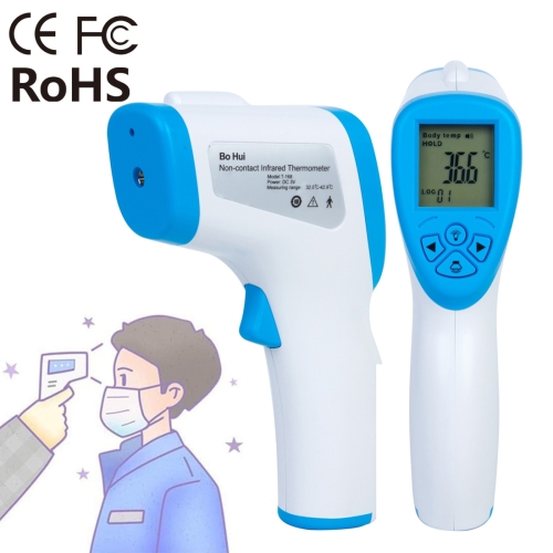 

[HK Warehouse] BOHUI T-168 IR Infrared Thermometer Forehead Surface Digital Non-contact Electronic Thermometer, Temperature Range: 32 degrees Celsius to 42.9 degrees Celsius