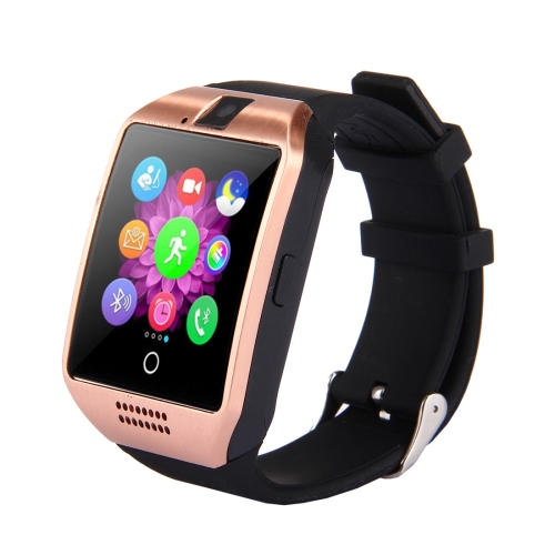 

Q18 1.54 inch TFT Screen MTK6260A 360MHz Bluetooth 3.0 Smart Watch Phone, 128M + 64M Memory(Gold)