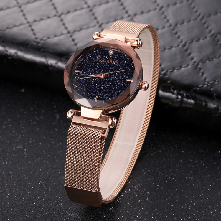 

CAGARNY 6877 Water Resistant Fashion Women Quartz Wrist Watch with Stainless Steel Band(Gold)