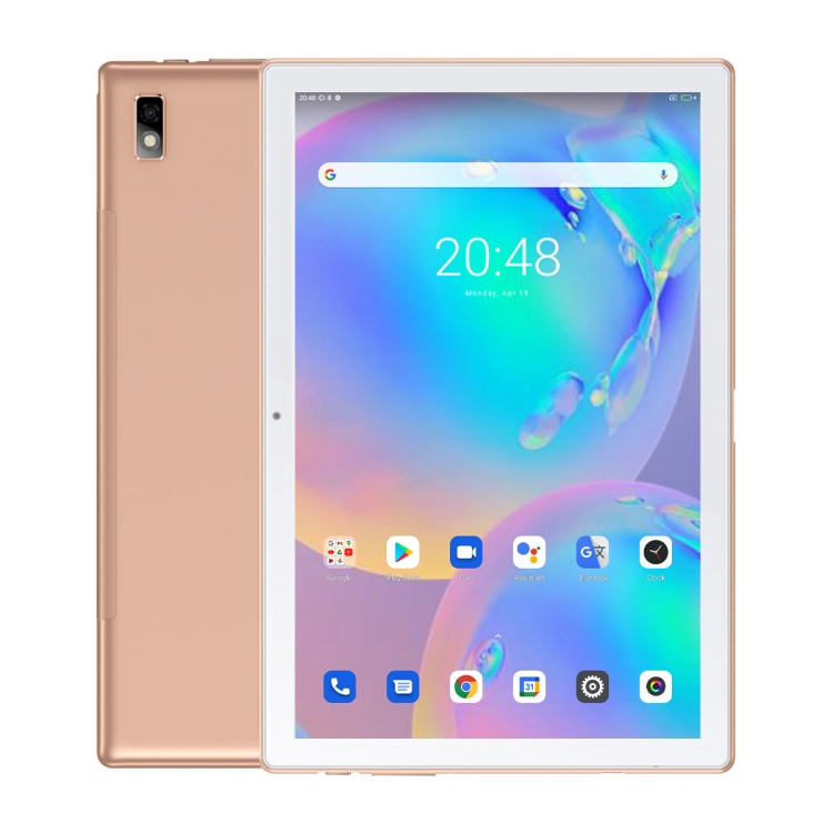 

[HK Warehouse] Blackview Tab 9 4G Phone Call Tablet, 10.1 inch, 4GB+64GB, Android 10.0 UMS512 Octa Core 1.8GHz, Support Bluetooth & WiFi & TF Card & GPS, EU Plug(Gold)