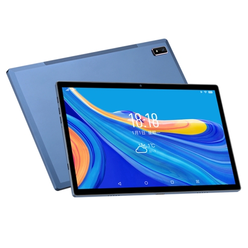 BDF P30 4G LTE Tablet PC, 10.1 inch, 4GB+64GB, Android 11 MTK6762 Octa Core, Support Dual SIM & Bluetooth & WiFi, EU Plug (Blue)
