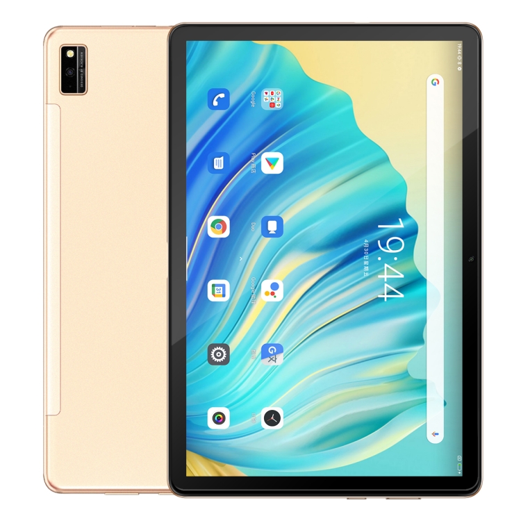 

[HK Warehouse] Blackview Tab 10, 10.1 inch, 4GB+64GB, Android 11 MTK8768 Octa Core Cortex-A53 2.0GHz, Support Dual SIM & WiFi & Bluetooth & TF Card, Network: 4G, Global Version with Google Play(Gold)