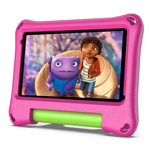 VASOUN M7 Kids Tablet PC, 7.0 inch, 2GB+32GB, Android 11 Allwinner A100 Quad Core CPU, Support 2.4G WiFi / Bluetooth, Global Version with Google Play, US Plug(Pink)