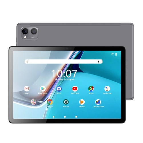 

VASOUN P40 4G LTE Tablet PC, 10.1 inch, 4GB+128G, Android 12 SC9863A Octa Core CPU, Support Dual Band WiFi / Bluetooth, Global Version with Google Play, US Plug(Grey)