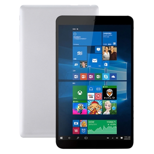 

HSD8001 Tablet PC, 8 inch, 2GB+32GB, Windows 10, Intel Atom Z8350 Quad Core, Support TF Card & HDMI & Bluetooth & Dual WiFi (Silver)