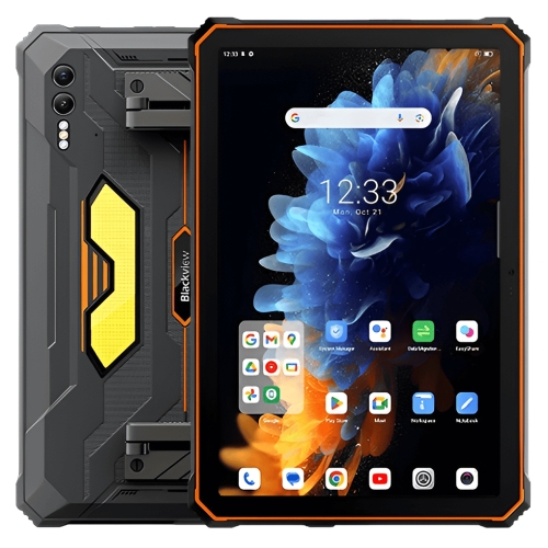 

[HK Warehouse] Blackview Active 10 Pro 5G Rugged Tablet, 12GB+256GB, 10.95 inch Android 14 Dimensity 7300 Octa Core, Global Version with Google Play (Orange)