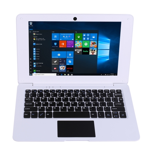 

3350 10.1 inch Laptop, 6GB+64GB, Windows 10 OS, Intel Celeron N3350 Dual Core CPU 1.1-2.4Ghz, Support & Bluetooth & WiFi & HDMI, EU Plug(White)