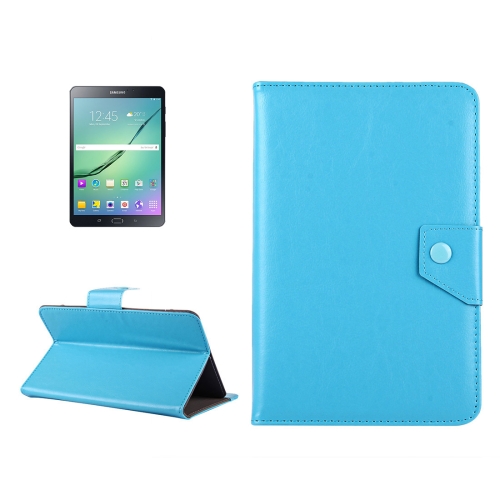 

8 inch Tablets Leather Case Crazy Horse Texture Protective Case Shell with Holder for Galaxy Tab S2 8.0 T715 / T710, Cube U16GT, ONDA Vi30W, Teclast P86(Baby Blue)